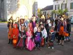 Sorcires, squelettes et monstres en pose (ou pause) photo... - Halloween 2015